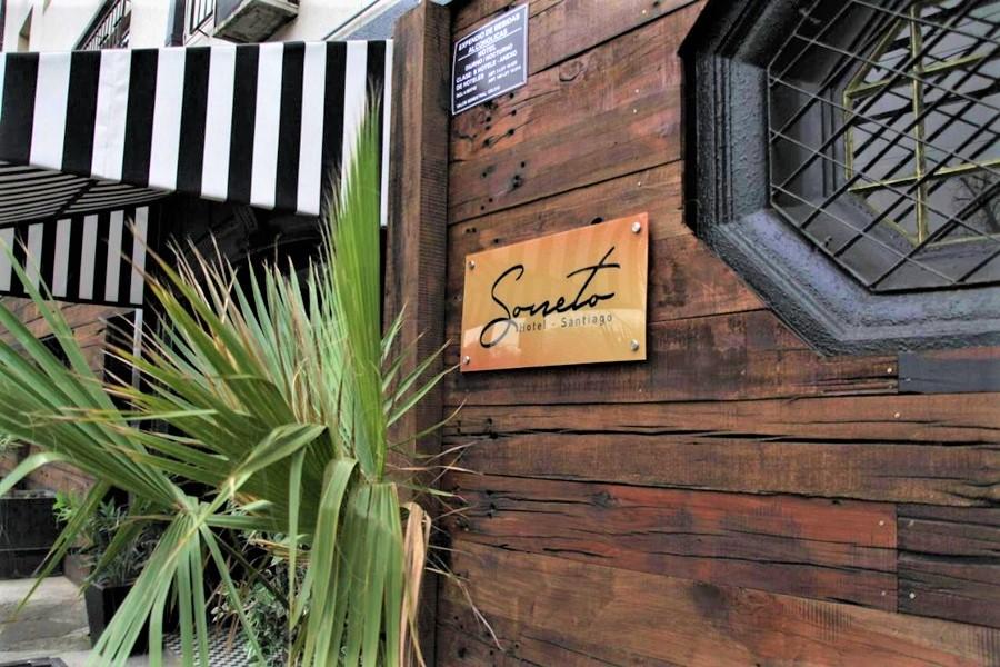 Hotel Sonetto Santiago Buitenkant foto