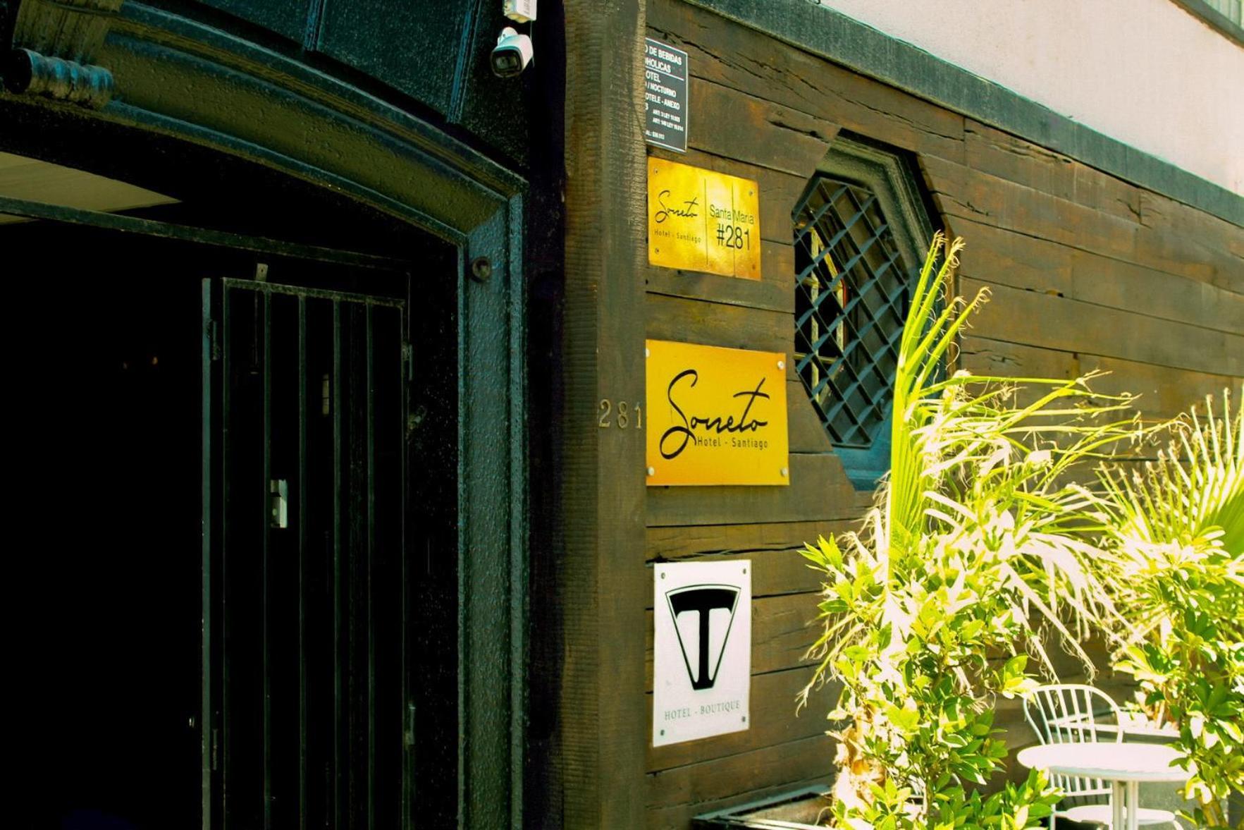 Hotel Sonetto Santiago Buitenkant foto
